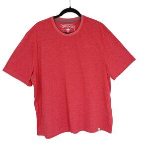 Copper & Oak T-Shirt Mens Red Heathered  XXL Cotton/Polyester Blend